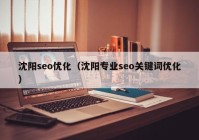 沈阳seo优化（沈阳专业seo关键词优化）