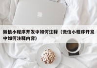 微信小程序开发中如何注释（微信小程序开发中如何注释内容）