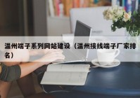 温州端子系列网站建设（温州接线端子厂家排名）