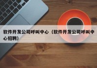 软件开发公司呼叫中心（软件开发公司呼叫中心招聘）