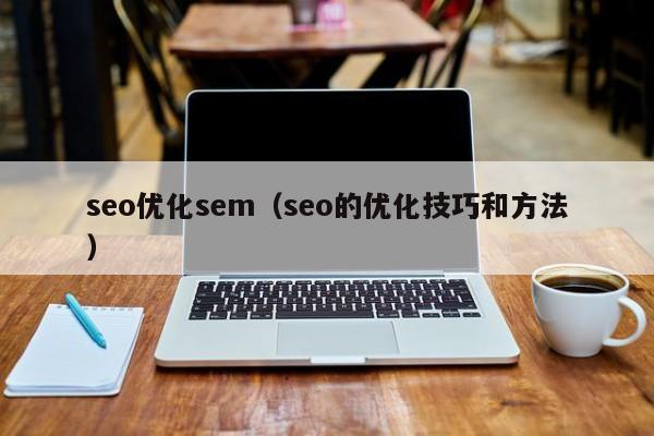 seo优化sem(seo的优化技巧和方法)